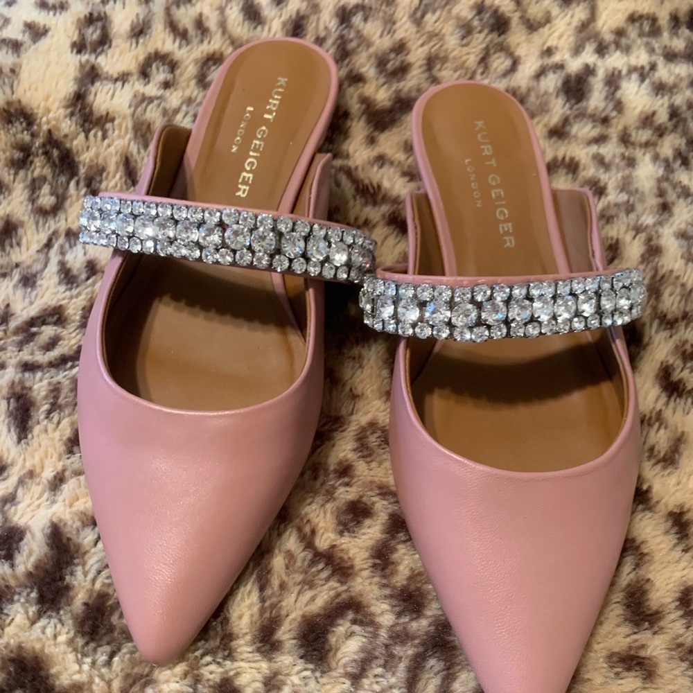 Kurt Geiger London Crystal Embellished Mule